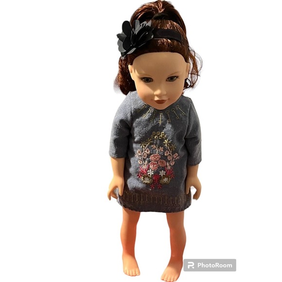 Journey Girls 18” KELSEY Italy Toys R Us Exclusive 2015 Vinyl Girl Doll Dress - Picture 6 of 6